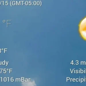 3D Flip Clock & Weather MOD APK (Premium Unlocked) 7.50.3 15 3D Flip Clock and Weather displayed on a phone