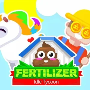 Alt text describing the gameplay of AFK Idle Fertilizer Tycoon