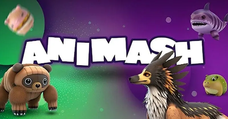 Gameplay of Animash showcasing the combination of different animals.