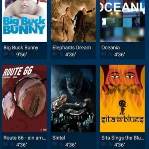Archos Video Player interface