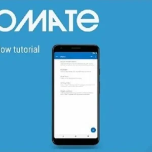 Automate user interface showcasing its flowchart-based automation system.