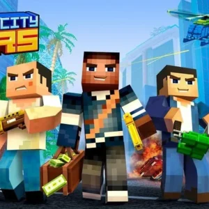 Exploring the vast city in Block City Wars.