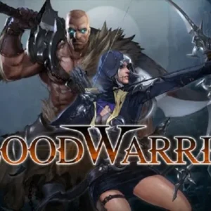 Intense battle scene in BloodWarrior:Offline
