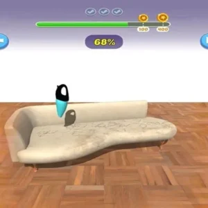 Gameplay of Chores showing a character completing a task