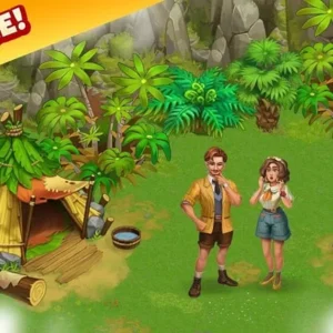 Family Adventure Find way home on a tropical island