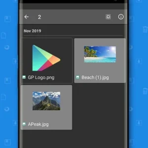 File Commander interface overview