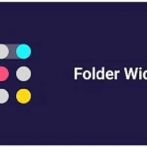 Folder Widget main screen showcasing its organization capabilities.
