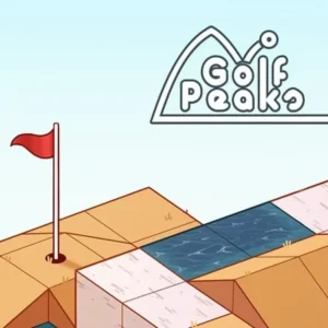 Golf Peaks gameplay on a mountain course