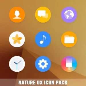 GraceUX app interface showcasing various icon packs.
