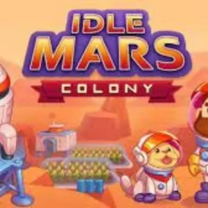 Gameplay of Idle Mars Colony on a mobile phone