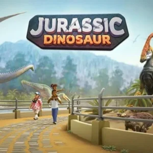 Alt text: Jurassic Dinosaur Park Game gameplay screenshot
