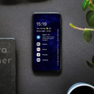 Niagara Launcher MOD APK (Unlocked Pro) 1.13.10 8 Description of Niagara Launcher home screen.