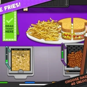 Papa's Cheeseria To Go gameplay screenshot