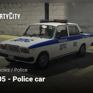 Police patrol VAZ 2105 LADA screenshot