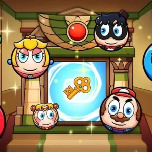 A screenshot of the Red and Blue game showing the two balls navigating a level.