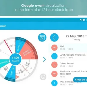 Sectograph's unique visual time management display.