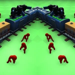 Train Artillery gameplay