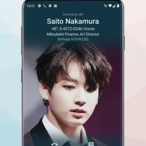 True Phone's main screen interface