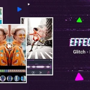 Alt text: Video Effects MOD APK interface showcasing various editing tools and effects.